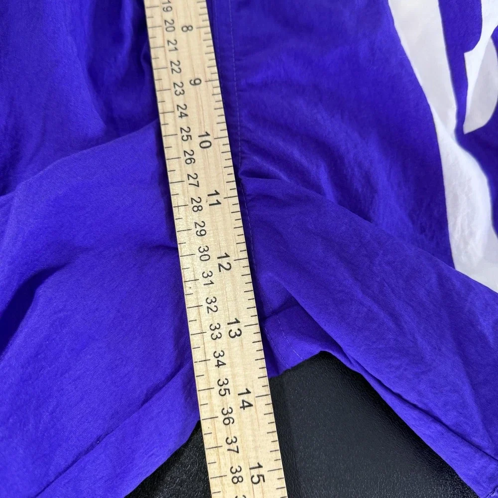 NWT Big Dogs Shorts Mens Large Purple Swim Trunks Lined Dog Graphic Elastic Logo
